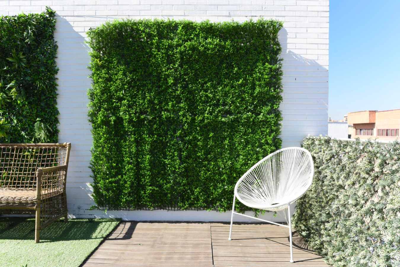 cómo crear un jardín vertical en tu balcón