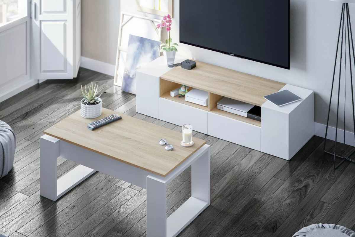 Por qué los muebles de comedor blanco y madera son ideales para espacios pequeños