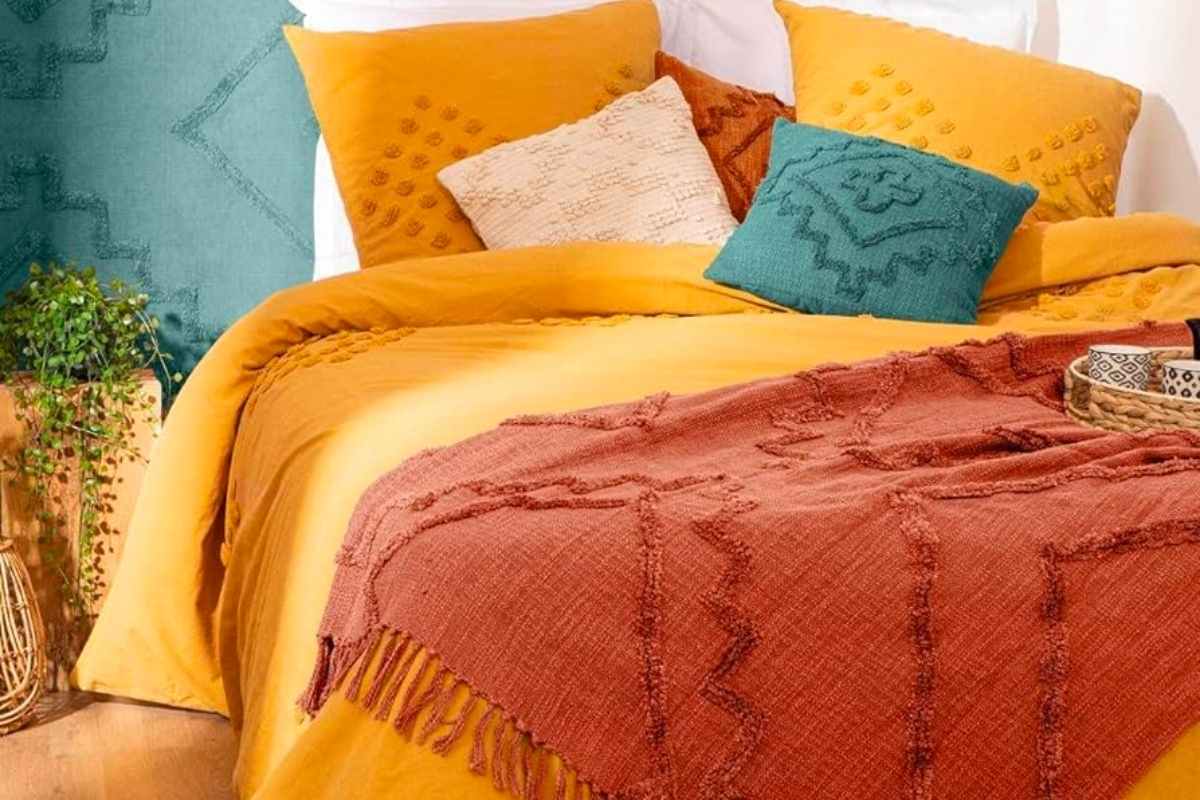manta de cama Inca