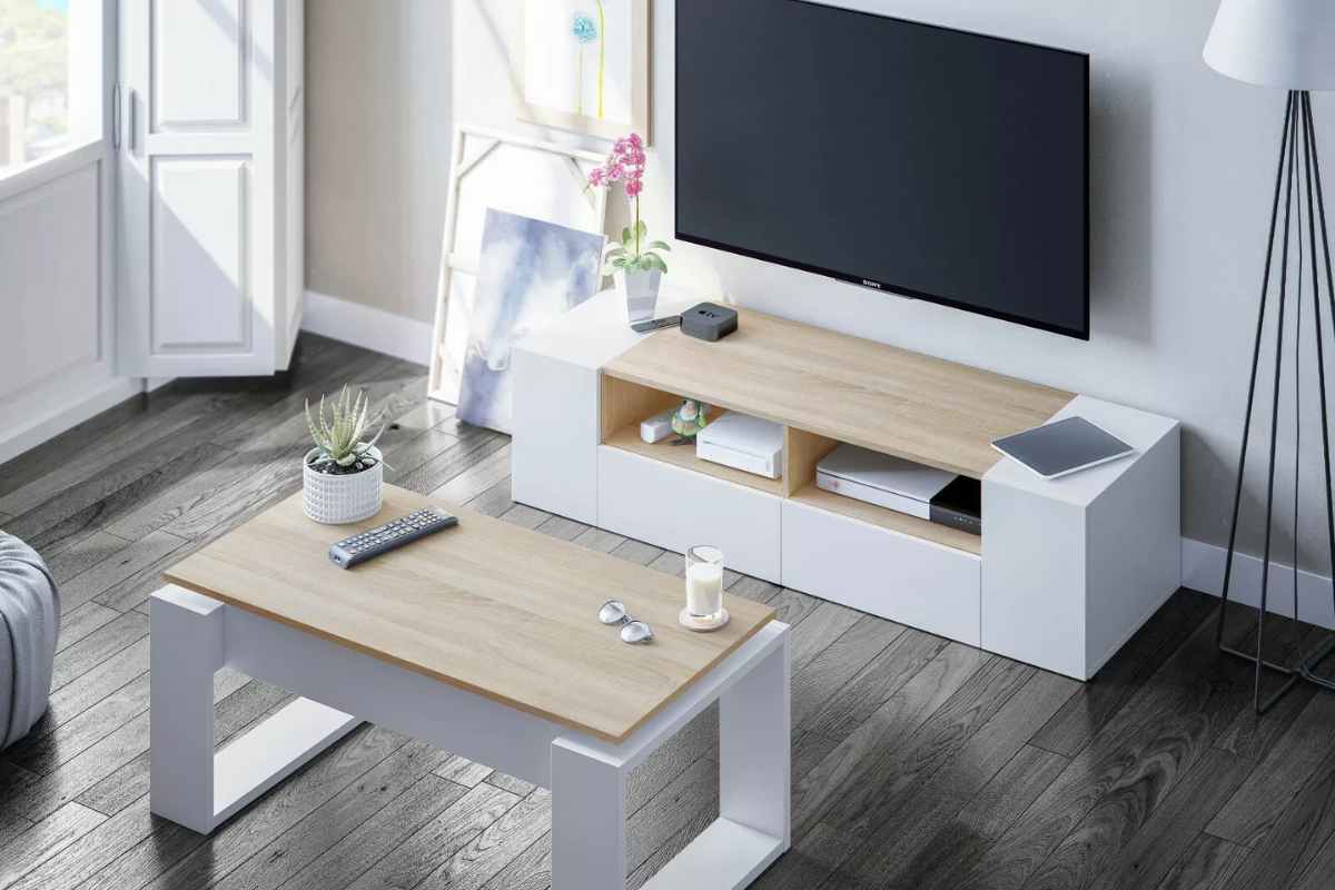 Muebles de TV para pared con capacidad de almacenamiento: soluciones prácticas y elegantes